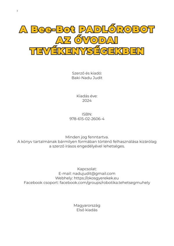 Bee-Bot padlórobot az óvodai tevékenységekben - Image 3