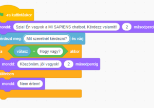 Scratch-alapú chatbot - Okos Gyerekek | Bee-Bot, Code&Go, Botley ...
