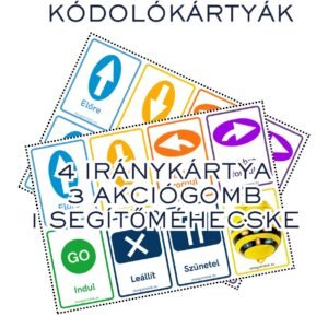 Bee-Bot kódolókártyák - letölthető